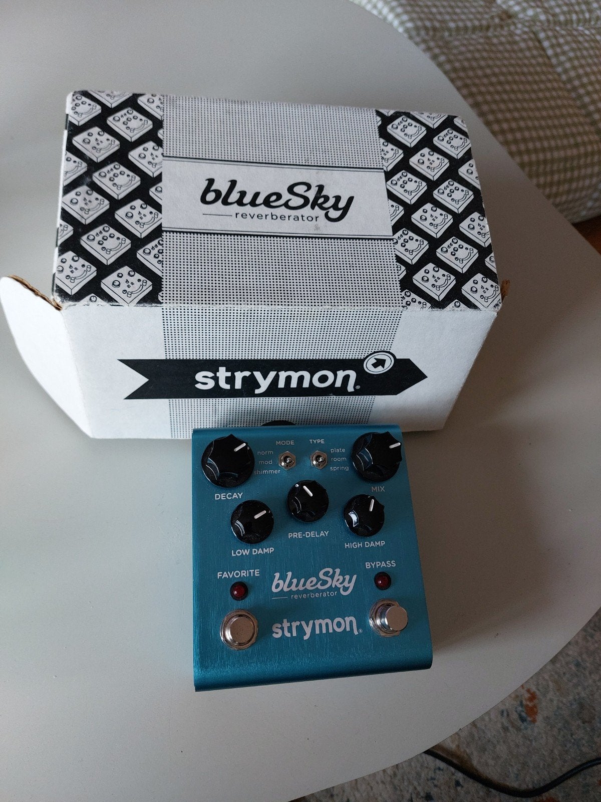 Strymon blueSky Reverberator Pedaal, Ophalen of Verzenden, Zo goed als nieuw, Reverb