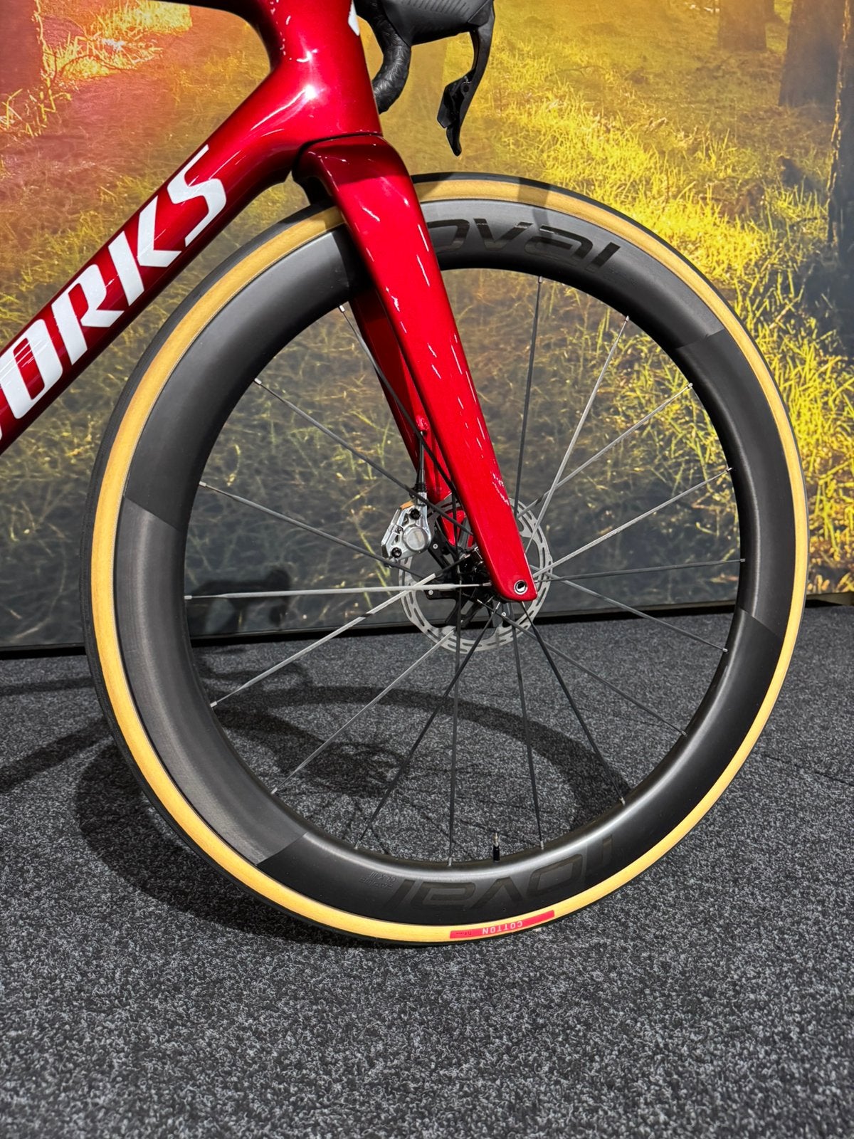 Super mooie S-Works Tarmac SL9 maat 56cm met Sram Red AXS, 28 inch, Carbon, Nieuw, Meer dan 20 versnellingen