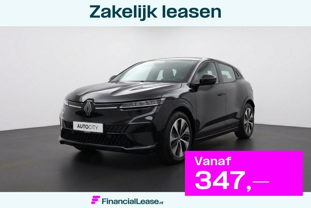 Renault Megane E-Tech Electric Evolution EV60 l Camera l Win, Automaat, Gebruikt, Lichtsensor, Zwart