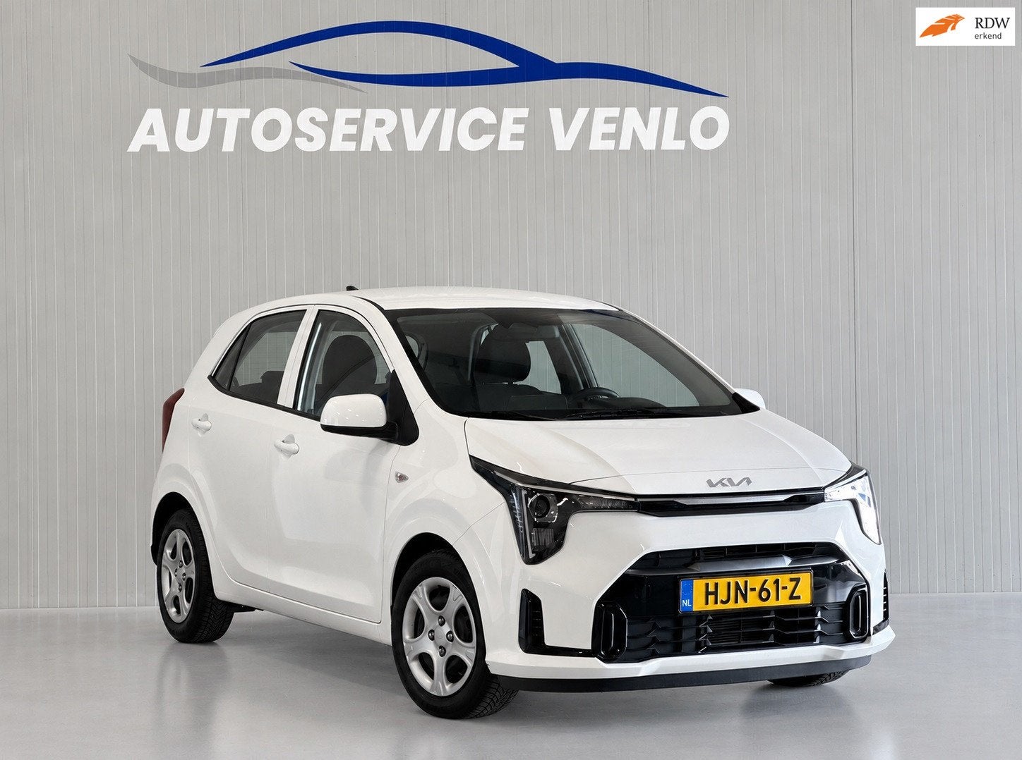 Kia PICANTO 1.0 Automaat 2025 | 9.448 km | Navi | CarPlay |, Auto's, Dealer onderhouden, Stof, 4 stoelen, Wit