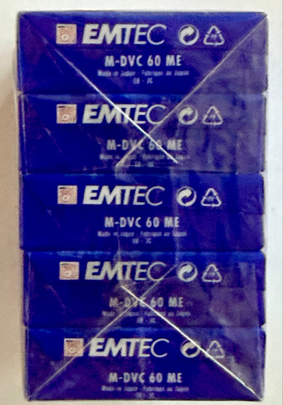 5-pack Emtec (BASF) Professional Mini DV Cassettes, Overige merken, Mini dv, 20x of meer, Nieuw