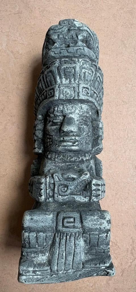 Mooi Maya beeldje van steen (replica?), Ophalen of Verzenden