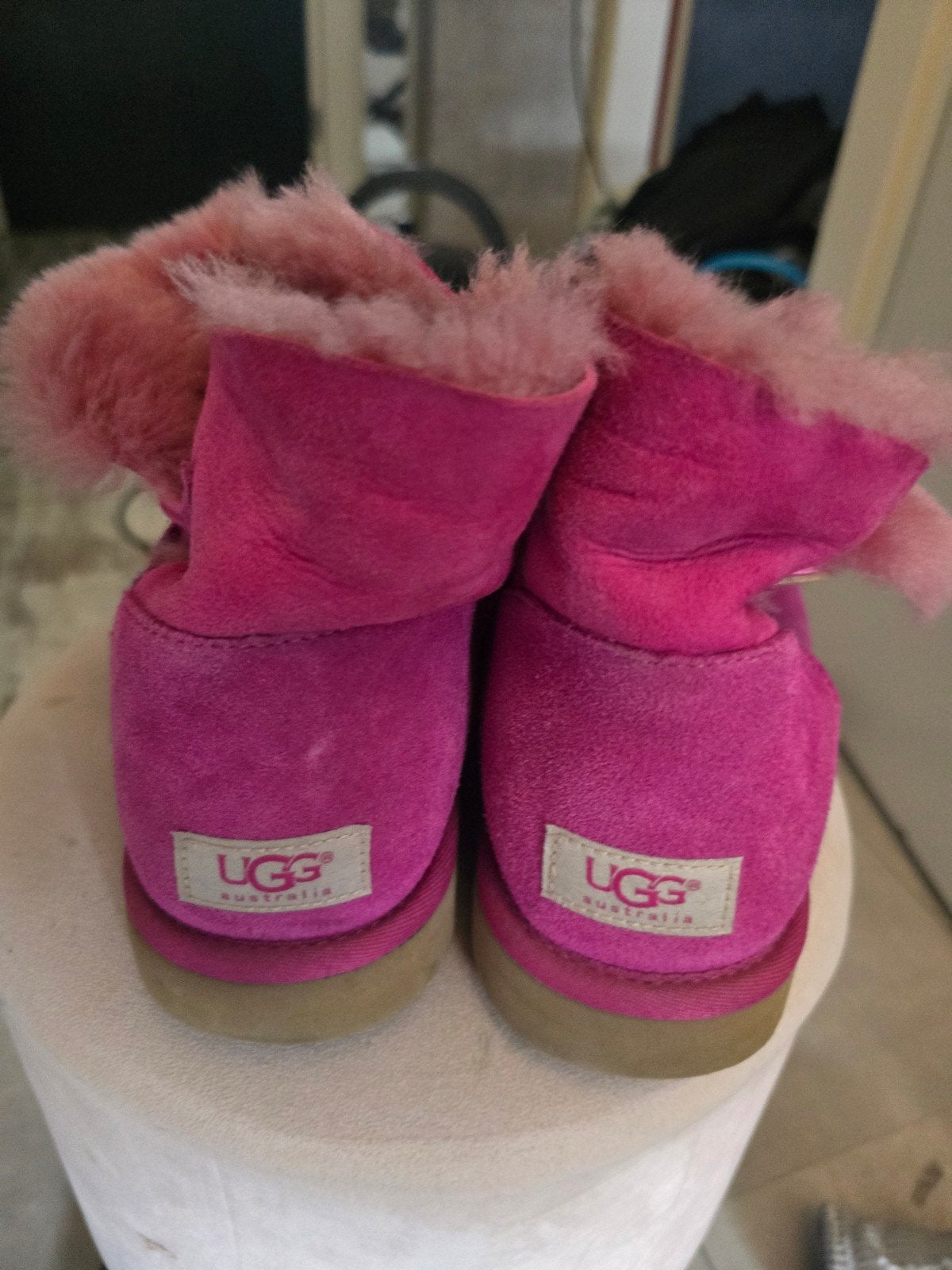 Originele UGG laarzen in maat 42, Ophalen, UGG, Lage of Enkellaarzen, Roze