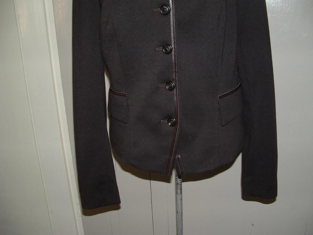Blazer jasje colbert College style Classic " Margret maat 38, Maat 38/40 (M), Bruin, Ophalen of Verzenden, Zo goed als nieuw