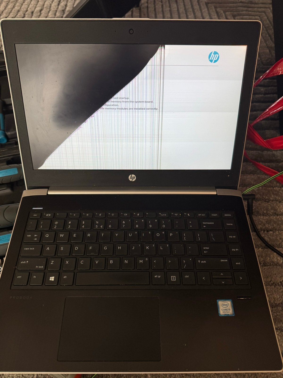 HP ProBook met defect scherm - Intel Core i5 8e Gen, Computers en Software, Windows Laptops, Niet werkend, 14 inch, Onbekend, 8 GB