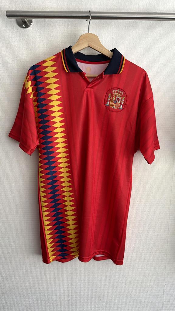Spanje Retro Voetbalshirt WK 1994, Maat M, Ophalen of Verzenden, Nieuw, Shirt