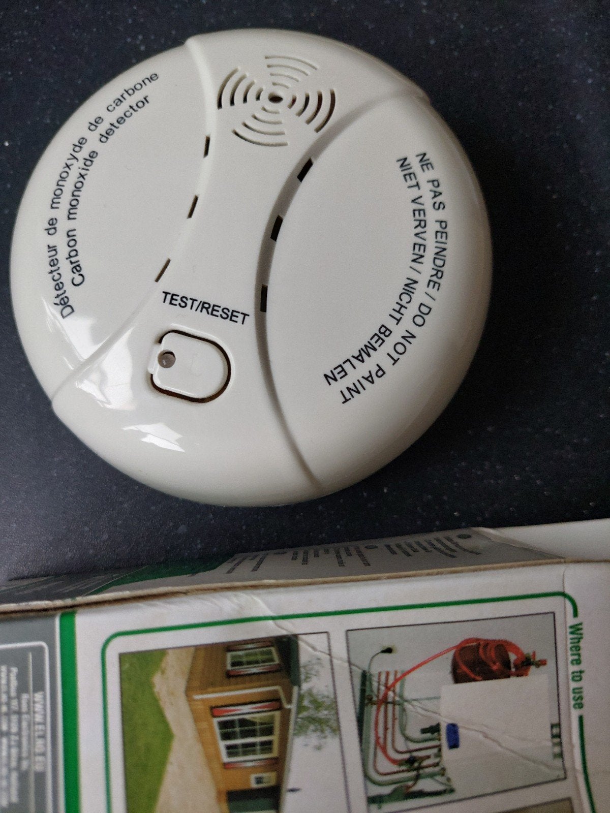 KOOLMONOXIDE ROOKMELDER, Detector, Sensor of Melder, Nieuw, Ophalen of Verzenden, Overige soorten