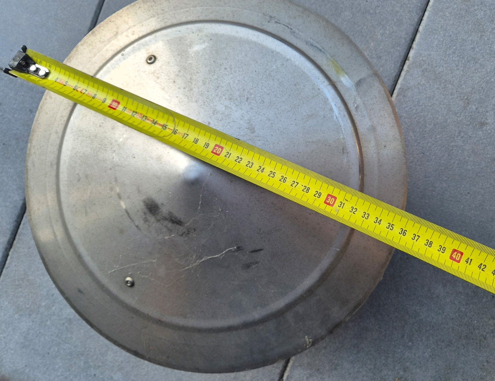 Kachelpijp hoed afdek - 15 cm diameter, Ophalen of Verzenden, Gebruikt, Overige soorten