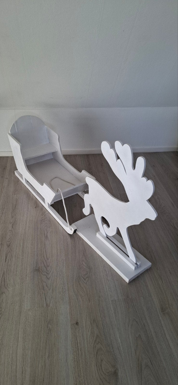 arreslee met rendier voor kerst, Ophalen, Nieuw