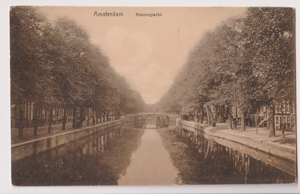 193 Amsterdam Heerengracht Oude Kaart B57, Verzenden, Voor 1920, Ongelopen, Noord-Holland