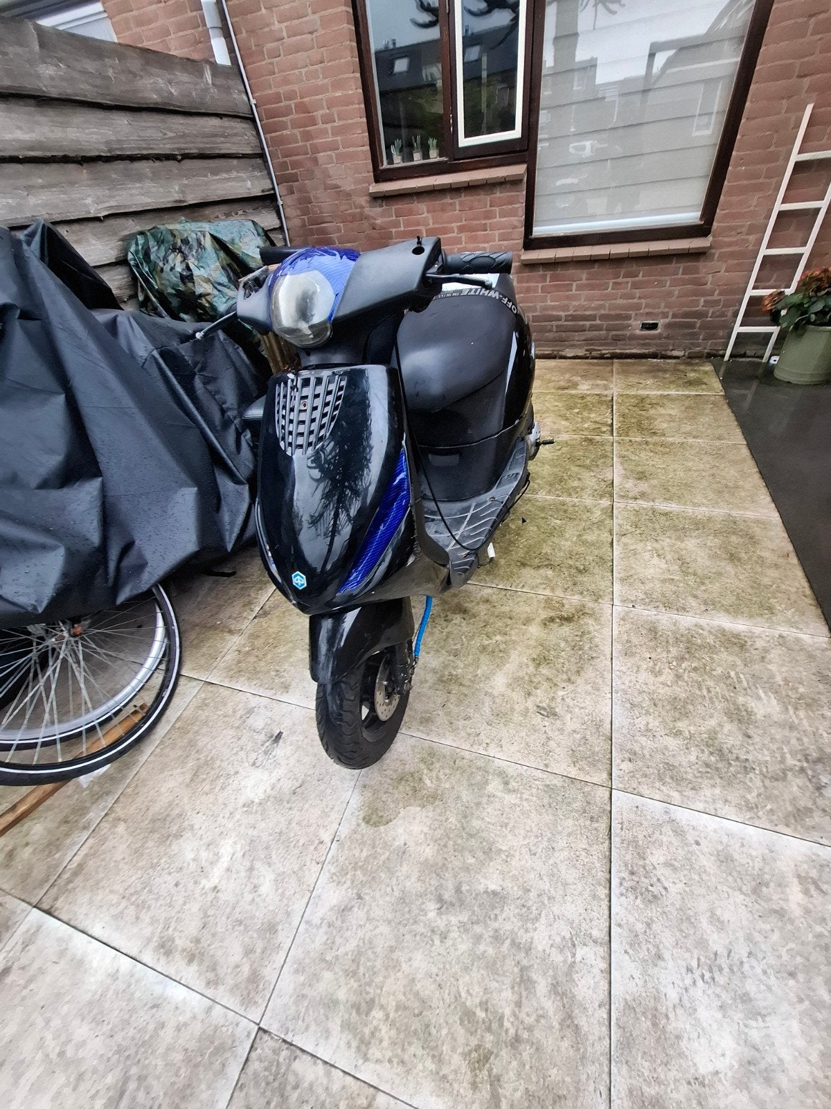 Piaggio Zip 4-takt zonder 123 met Aprilia onderdelen -, Ophalen, Gebruikt, Maximaal 45 km/u, Piaggio