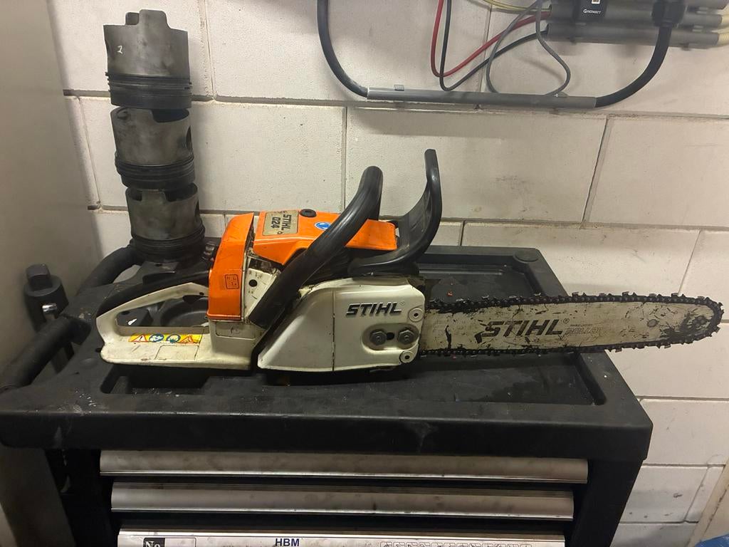 Stihl 024 motorzaag, Ophalen of Verzenden, Gebruikt