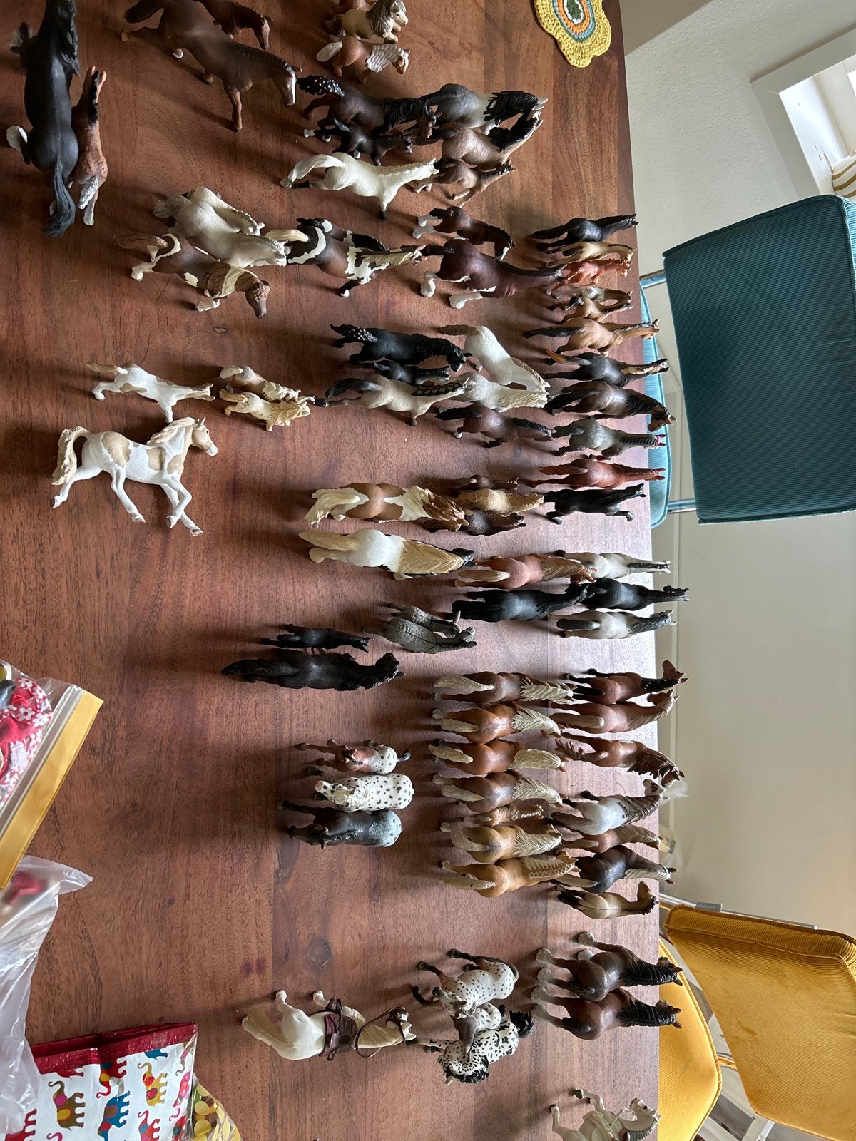 Grote collectie van ongeveer 80 Schleich paarden, Ophalen of Verzenden, Gebruikt, Jongen of Meisje