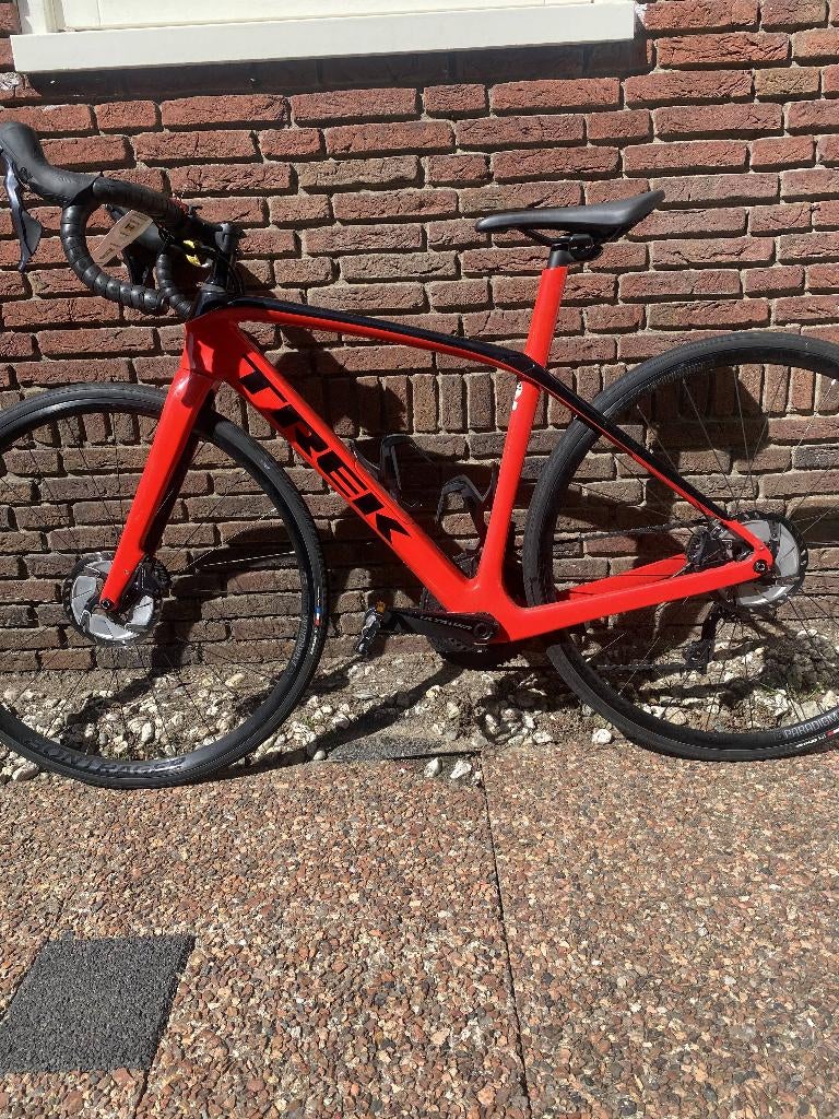 Racefiets Trek Domane SL 6 Red/Trek Black 50 cm. Dames, Fietsen en Brommers, Carbon, 49 tot 53 cm, Zo goed als nieuw, Dames