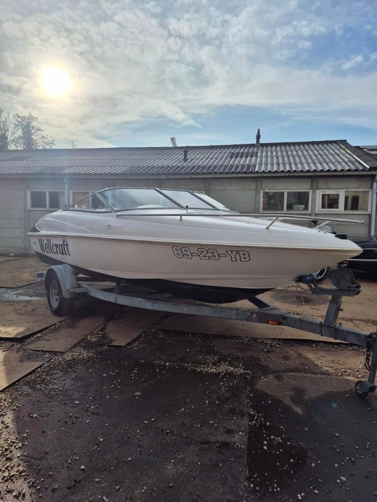 Wellcraft Excel 1996 19ft 
Inboord mercruiser v6 4.3L, Watersport en Boten, Ophalen, Gebruikt, Binnenboordmotor, 6 meter of meer