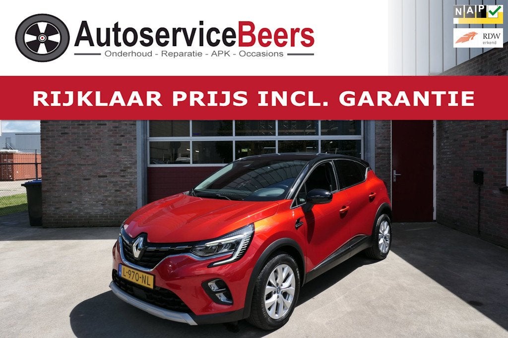 Renault Captur 1.6 E-Tech Plug-in Hybrid 160 Intens, Camera,, Auto's, Renault, Gebruikt, 4 cilinders, Bedrijf, Hybride Elektrisch/Benzine