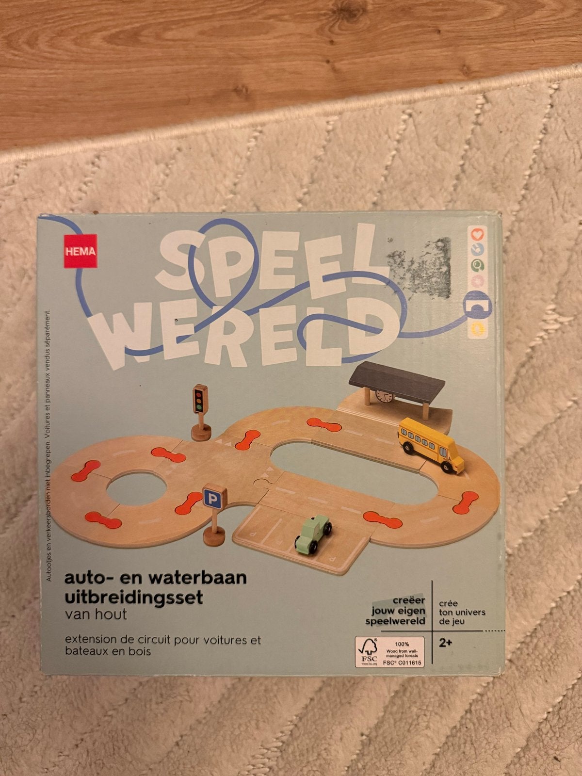 Hema Houten Auto- en Waterbaan Uitbreidingsset, Ophalen, Nieuw, Overige typen