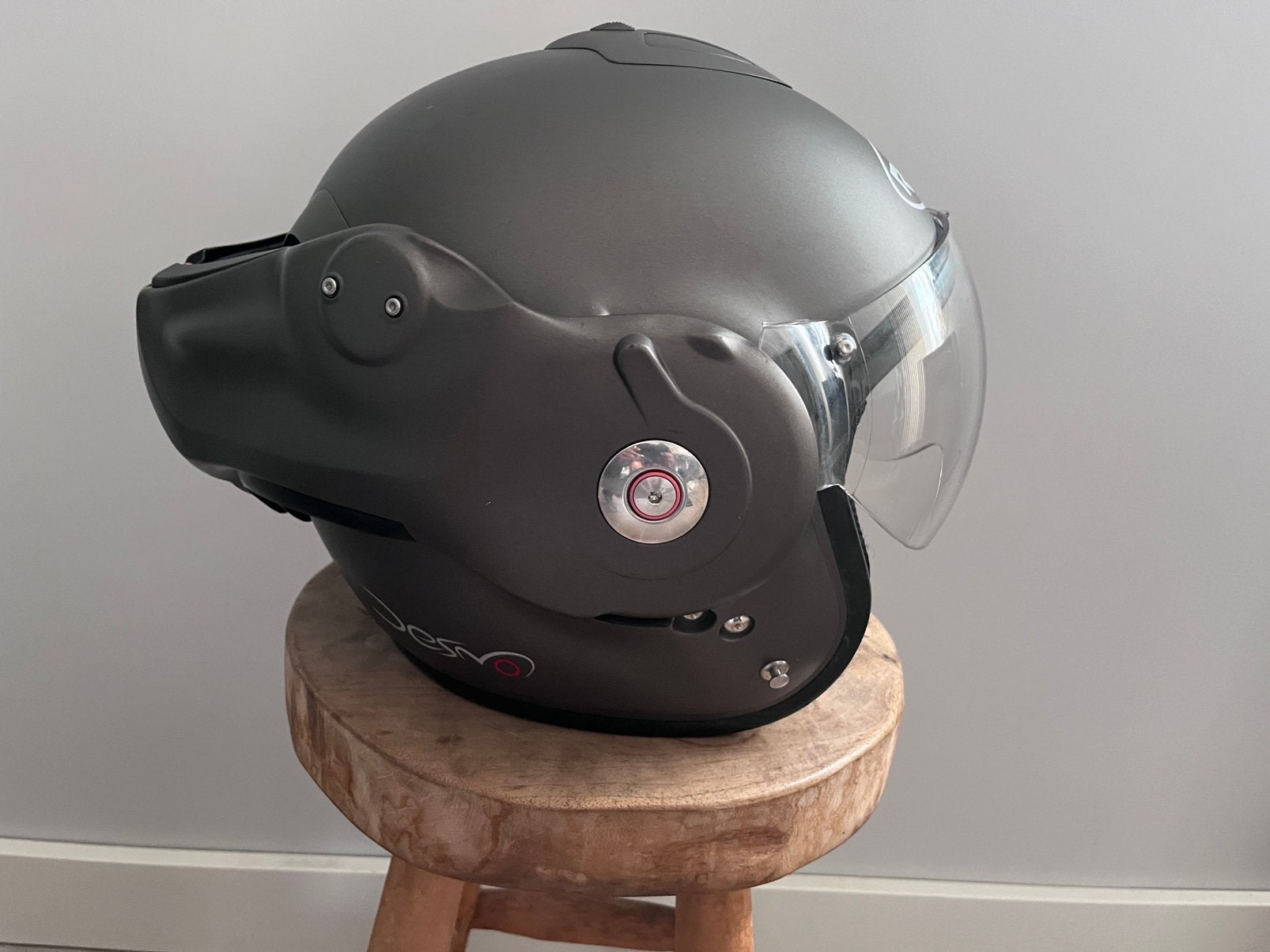 Roof Desmo Grijs (geen Boxxer / Boxer ) maat M 58, Overige merken, M, Systeemhelm, Ophalen of Verzenden