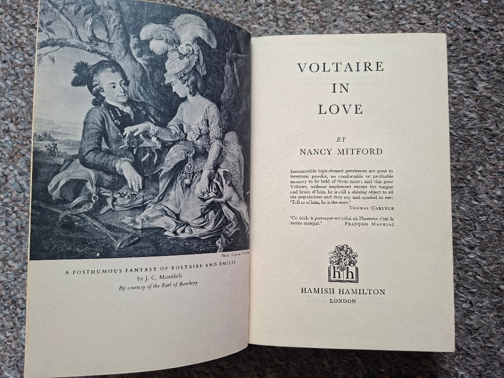 Voltaire in Love/ Nancy Mitford/1957, Verzenden, Gelezen, Nancy Mitford