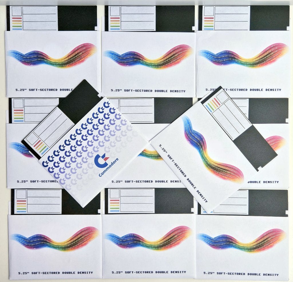 10 Geteste DD 5.25" Commodore 64 Floppy Disks + Nieuwe Hoes, Computers en Software, Vintage Computers, Ophalen of Verzenden