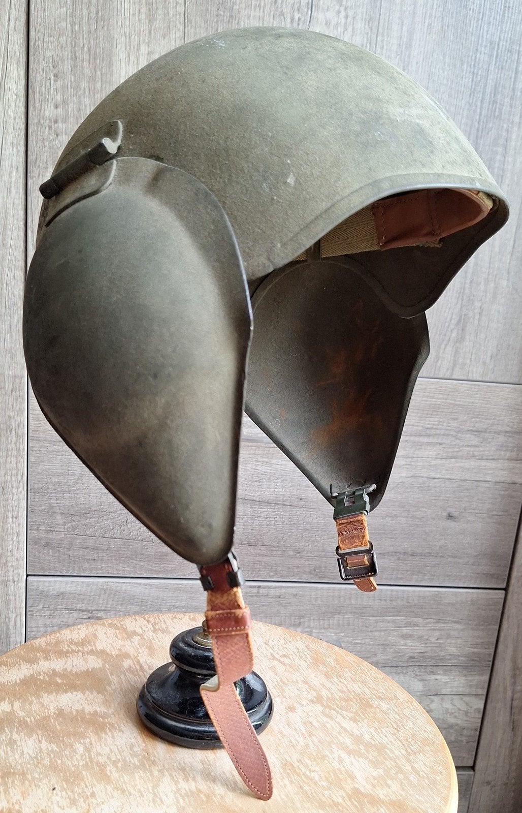WO2 US - USAAF M5 FLAK Helm, Ophalen of Verzenden, Luchtmacht, Amerika, Helm of Baret