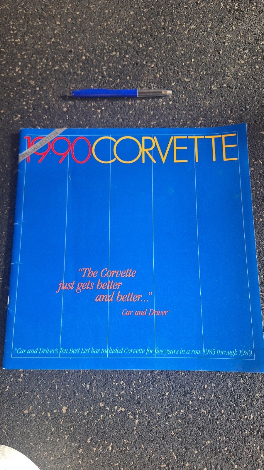 Chevrolet Corvette Brochure - The Heartbeat of America, Ophalen of Verzenden, Gelezen, Chevrolet, Onbekend