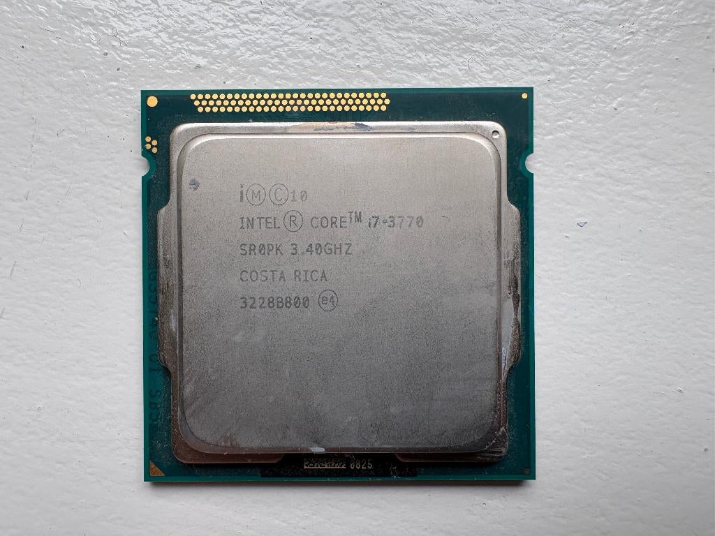 Intel processor i7 3770 8MB 3.4Ghz socket 1155, Computers en Software, Gebruikt, 4-core, Ophalen of Verzenden, Intel Core i7