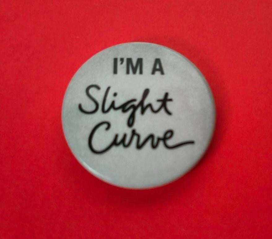 Button Levi's I’m a slight Curve, Ophalen of Verzenden, Zo goed als nieuw, Merk, Button
