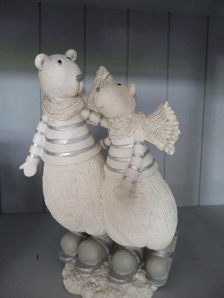 Beeld ijsberen, Diversen, Kerst, *, *, Ophalen of Verzenden, Zo goed als nieuw