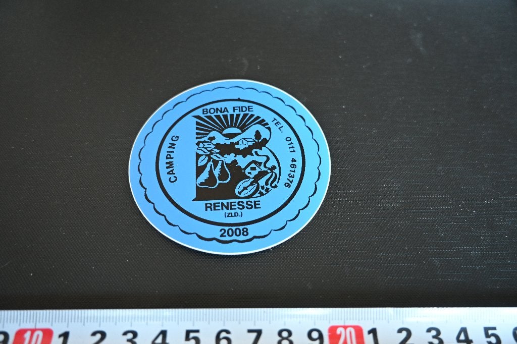 sticker Renesse ( Zeeland) Camping BONA FIDE  2008, Ophalen of Verzenden, Zo goed als nieuw