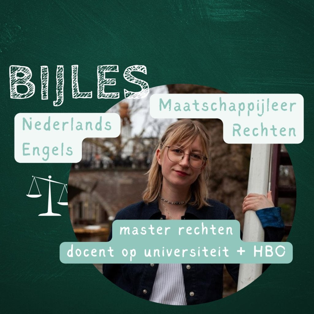 Bijles in Nederlands, Engels, Rechten, Maatschappijleer, Diensten en Vakmensen, Bijles, Privé-les en Taalles, Privéles, Bijles