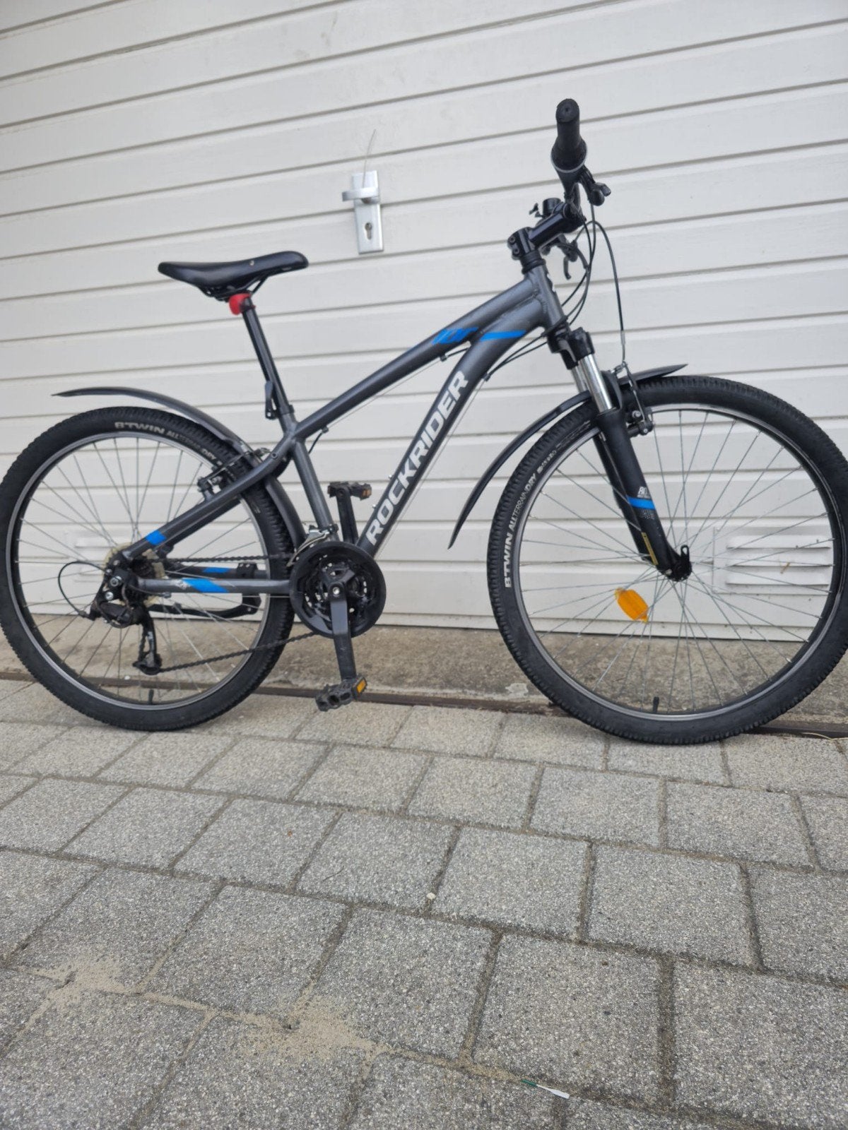 Rockrider ST120 Mountainbike - Zo goed als nieuw, Velgrem, Zo goed als nieuw, 15 tot 20 versnellingen, 53 tot 57 cm