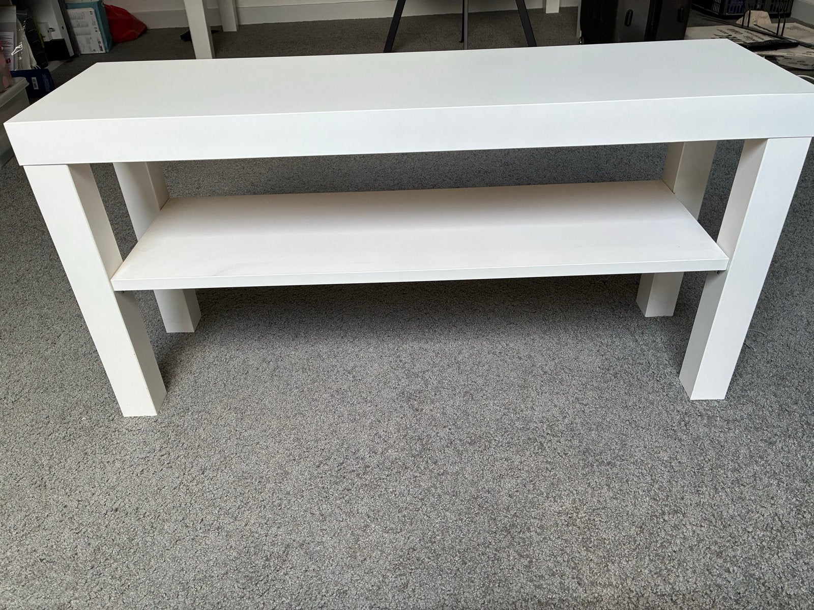 IKEA LACK TV-meubel wit - 90x26x45 cm, Ophalen, Overige materialen, Gebruikt, 50 tot 100 cm