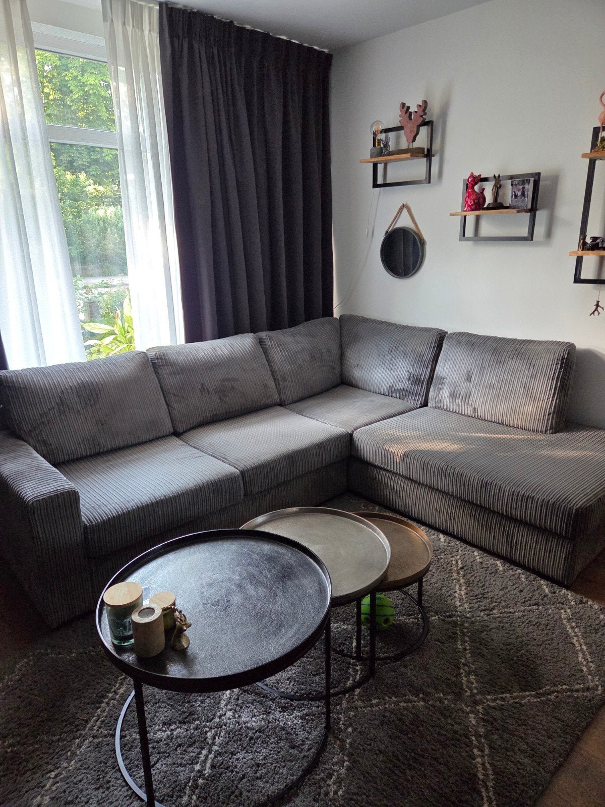 Zeer mooi bankstel wegens samenwonen te koop., Ophalen, Zo goed als nieuw