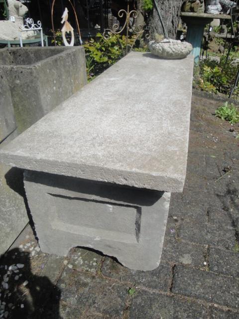 Robuuste betonnen tuinbank, Ophalen, Nieuw