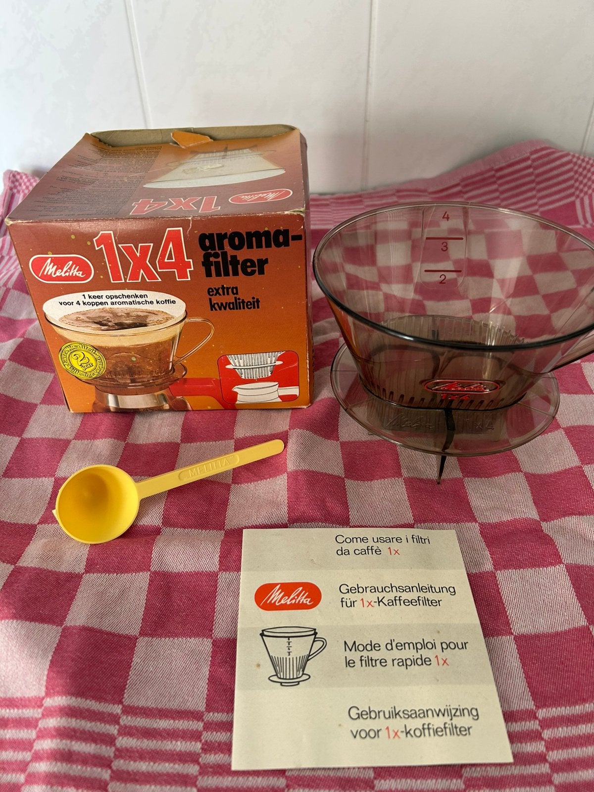 Melitta koffiefilter + schepje., Ophalen, Huis en Inrichting