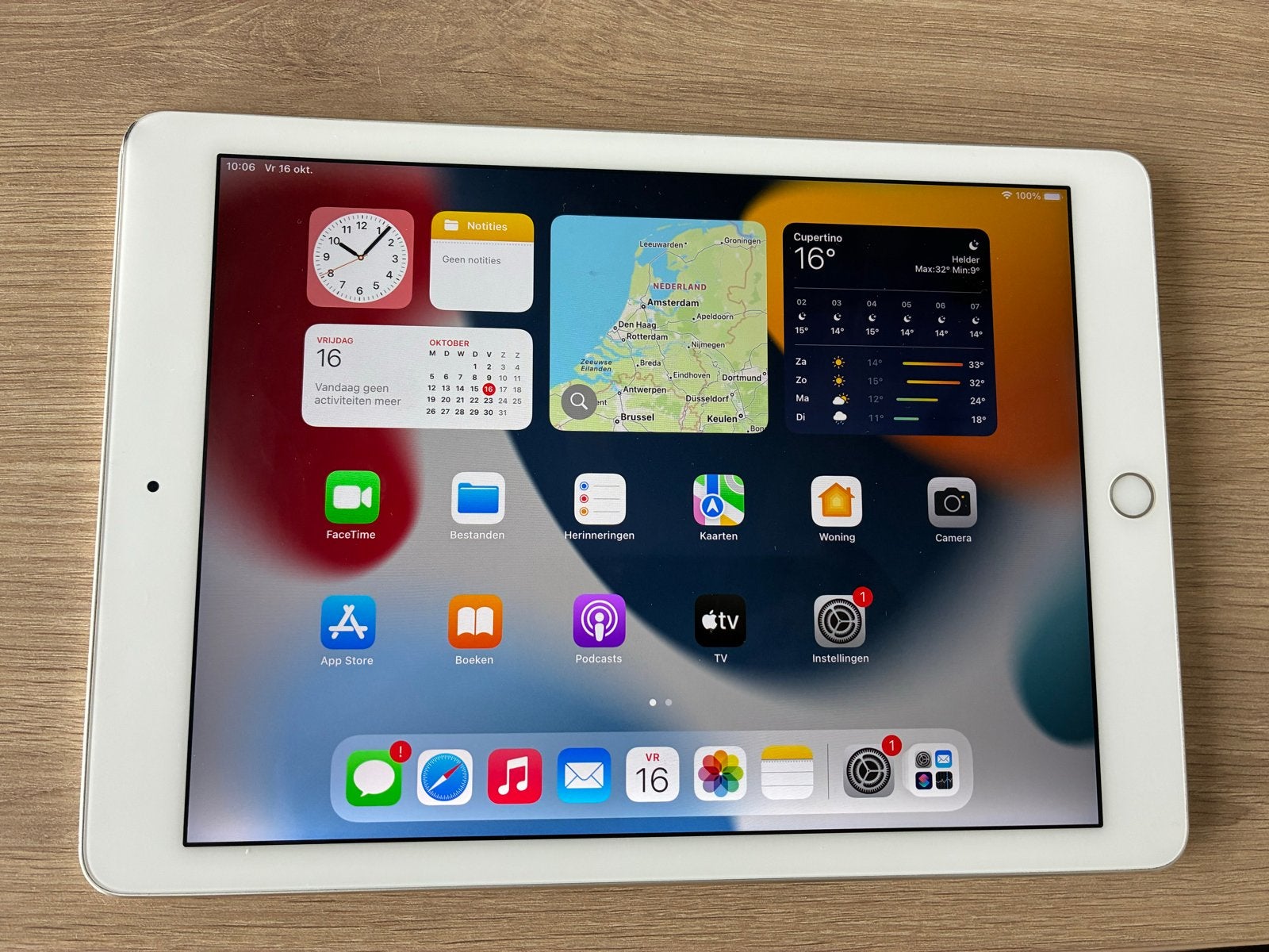 iPad Air 2 32 GB Zilver, Computers en Software, 10 inch, 32 GB, Apple iPad Air, Ophalen of Verzenden
