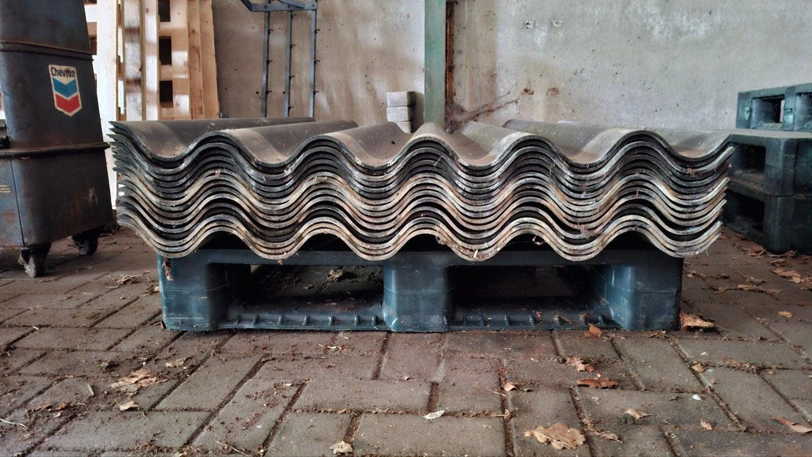 Golfplaten 110x150 - Gebruikt, goede staat - Asbest Vrij, Ophalen, Gebruikt, Zwart, 15 m² of meer