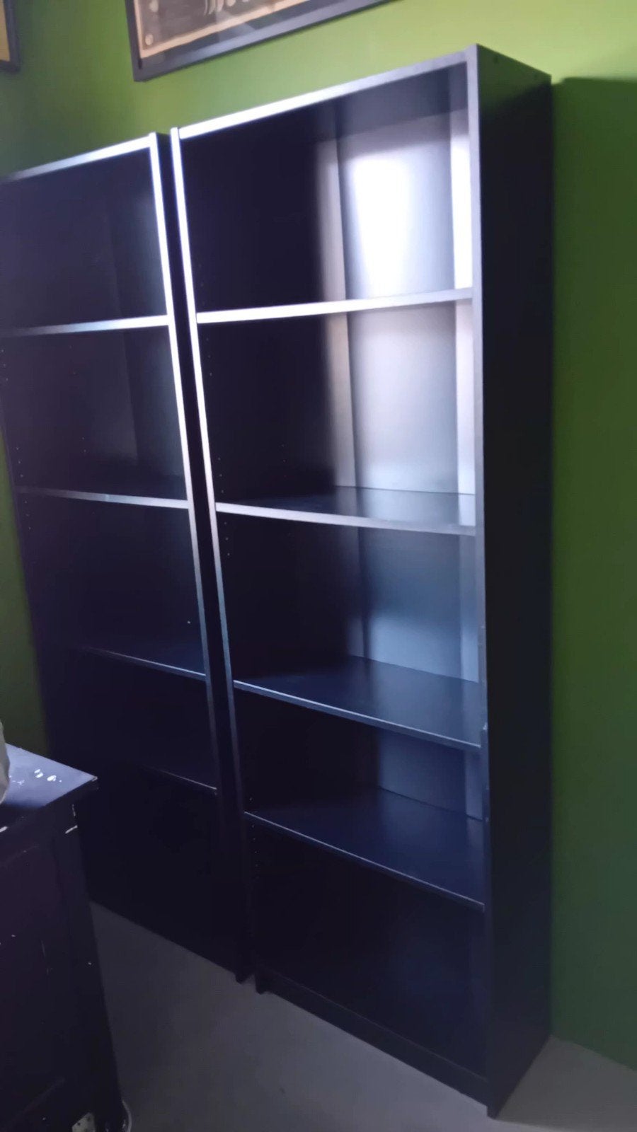 Ikea Gersby Boekenkast - Zwart, Ophalen, Met plank(en), Gebruikt, 50 tot 100 cm