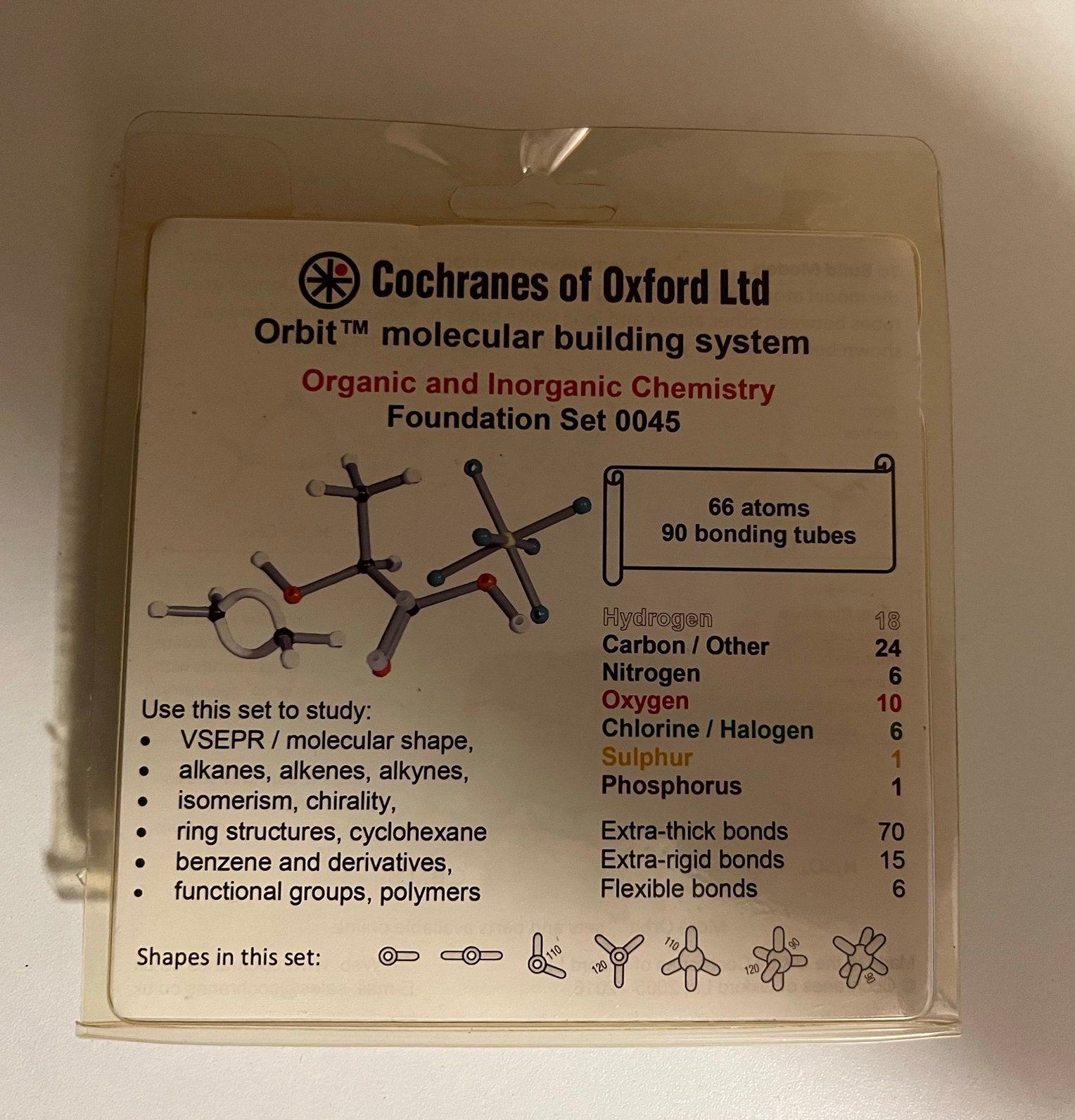 Cochrane molecular building set, Ophalen of Verzenden, Minder dan 500 stukjes, Nieuw, Overige typen