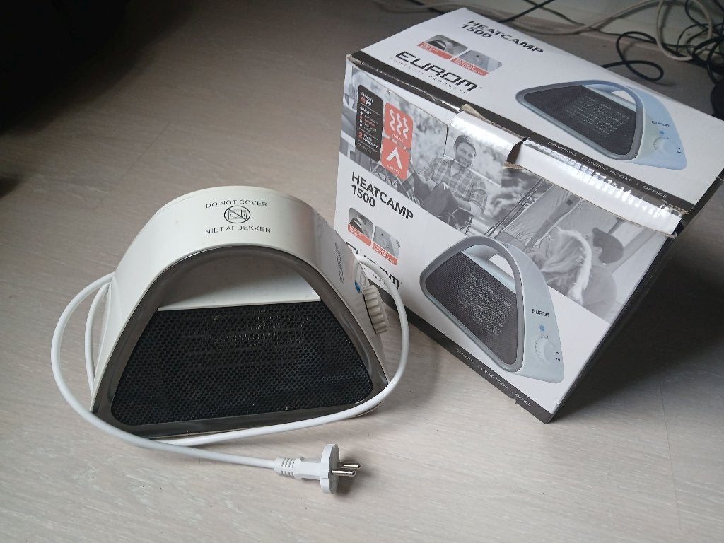 Eurom Safe-t-Heater 1500 (ALS NIEUW), Huis en Inrichting, Kachels, Overige soorten, Elektrisch, Ophalen of Verzenden, Zo goed als nieuw