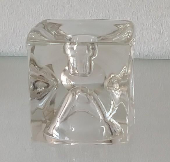 Boho Tsjechnisch kunstyglas kandelaar, volgnr 9, Overige materialen, Overige kleuren, Nieuw, Ophalen of Verzenden