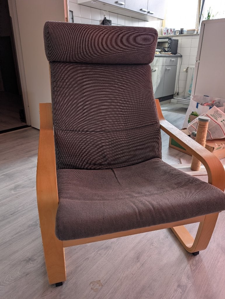 Ikea boang fauteuil, Ophalen, Gebruikt, 75 tot 100 cm, 50 tot 75 cm