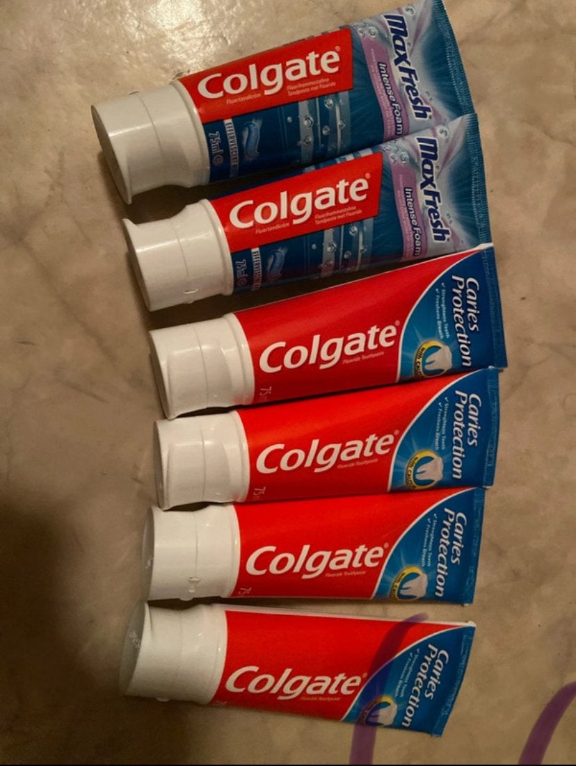 Colgate tanpasta 6 stuks, Sieraden, Tassen en Uiterlijk, Uiterlijk | Mondverzorging, Ophalen of Verzenden, Nieuw, Tandpasta
