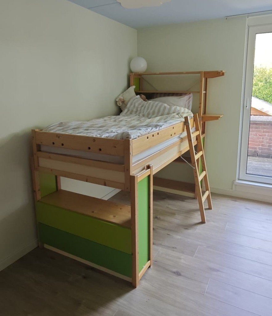 Lundia hoogslaper, Ophalen, Hoogslaper, Eenpersoons, 160 tot 180 cm
