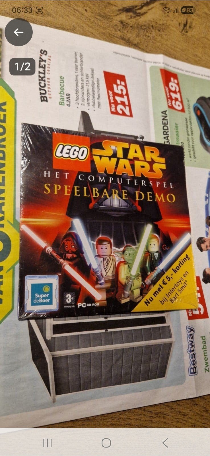 LEGO Star Wars: Het Computerspel Speelbare Demo (PC-CD-ROM), Avontuur en Actie, 1 speler, Nieuw, Ophalen of Verzenden