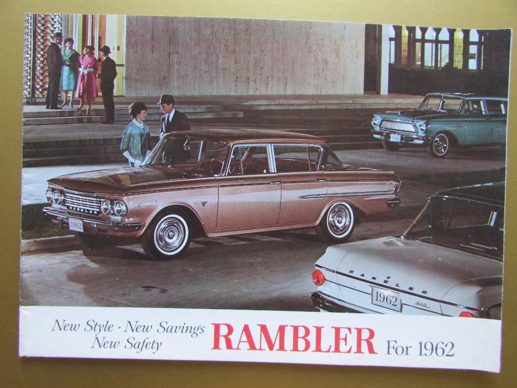 1962 Rambler prestige brochure, Engels, Ophalen of Verzenden, Zo goed als nieuw, Overige merken
