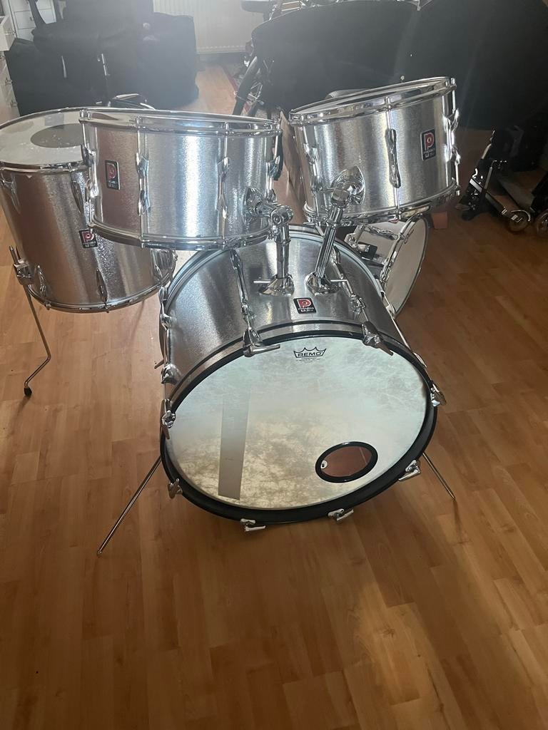 Premier drumstel begin jaren zeventig, Muziek en Instrumenten, Drumstellen en Slagwerk, Ophalen of Verzenden, Gebruikt, Premier