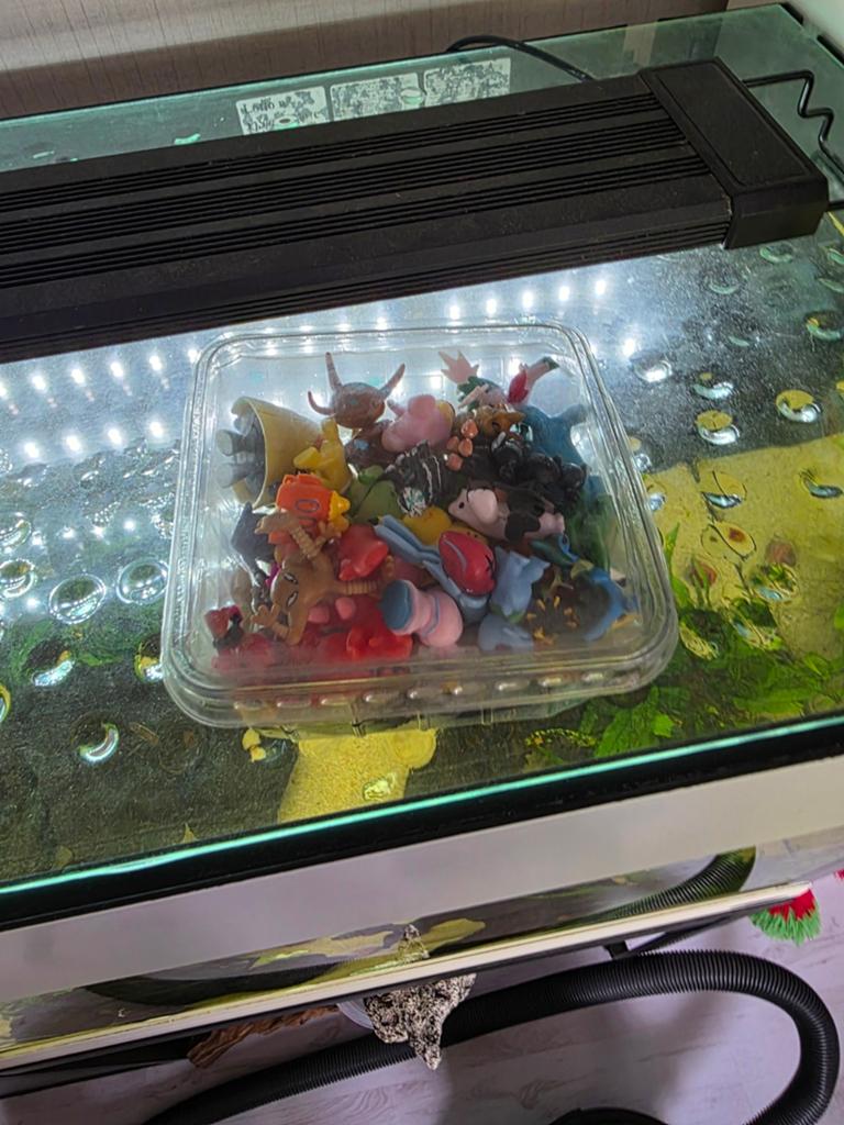 Bakje met pokemon poppetjes, Verzenden, Zo goed als nieuw