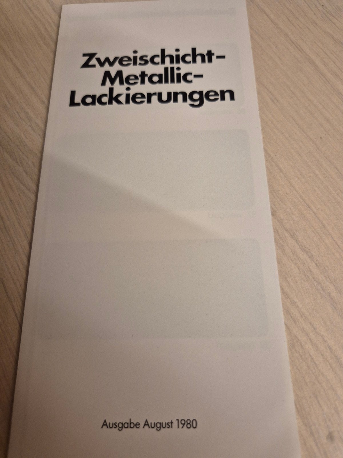1980 Opel Senator Monza kleuren stalen met alle info folder, Ophalen of Verzenden, Zo goed als nieuw, Opel